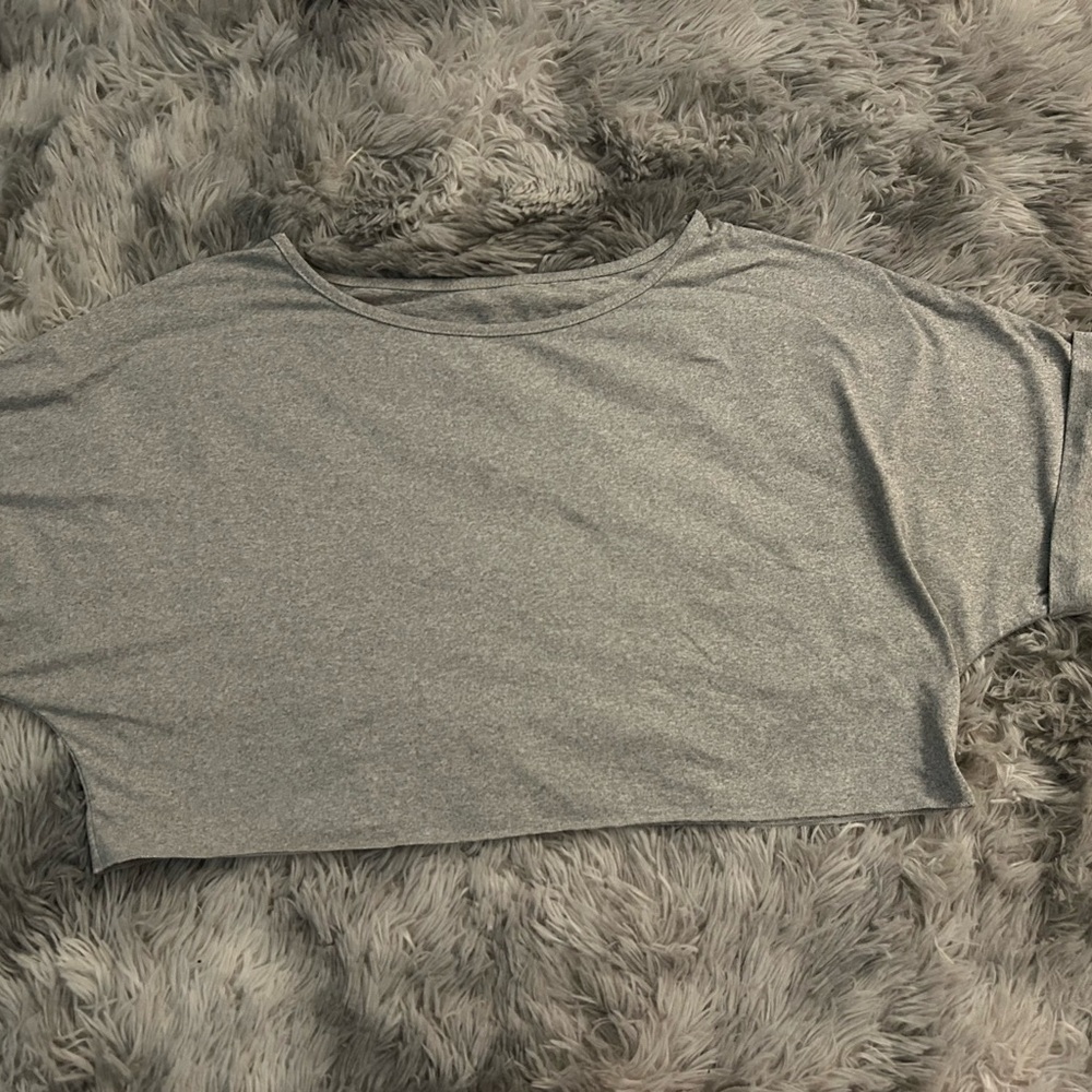 SHEIN Gray Crop Top